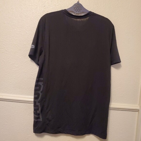 Tapout WWE Adult Shirt Black Size M Short Sleeve 100% Polyester Black Performanc - Picture 9 of 16